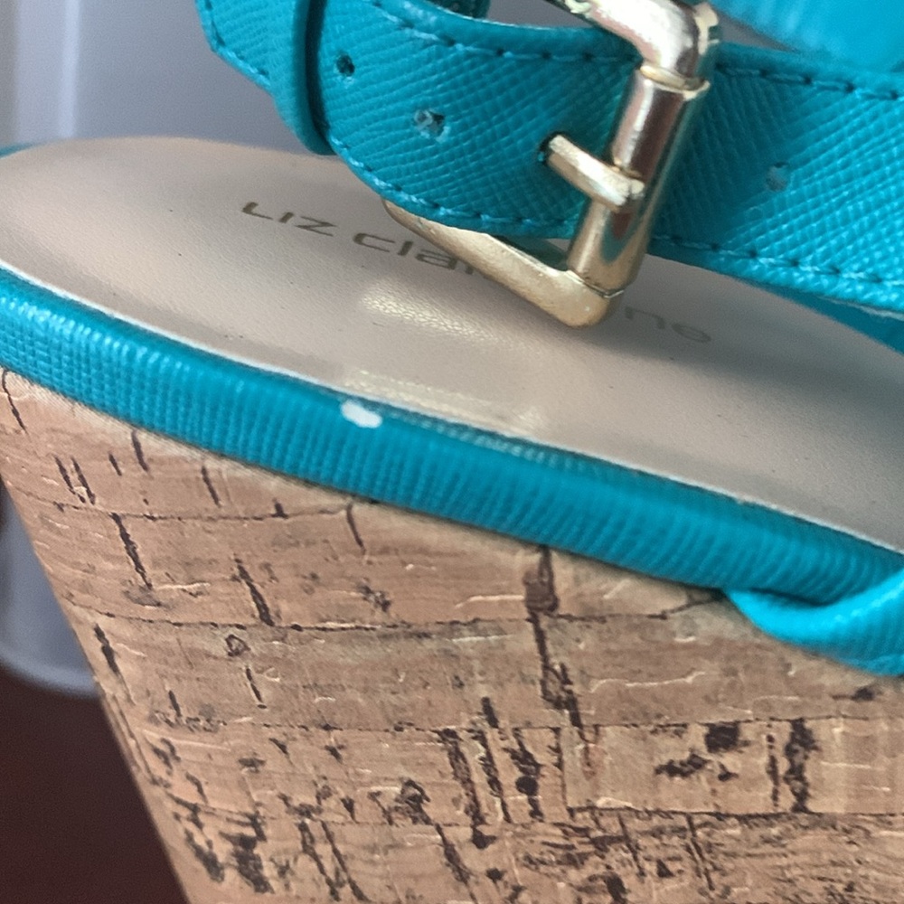 Liz Claiborne platform wedge sandal 8.5” - Picture 10 of 10